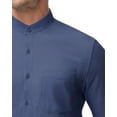 thumbnail image 3 of Youclos Long Sleeve Button Down Shirts for Men Mandarin Collar Stretch Dress Shirts Slim Fit, 3 of 6