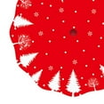 Opolski Tree Clothes Durable Practical Soft White Christmas Tree Skirts for Festival