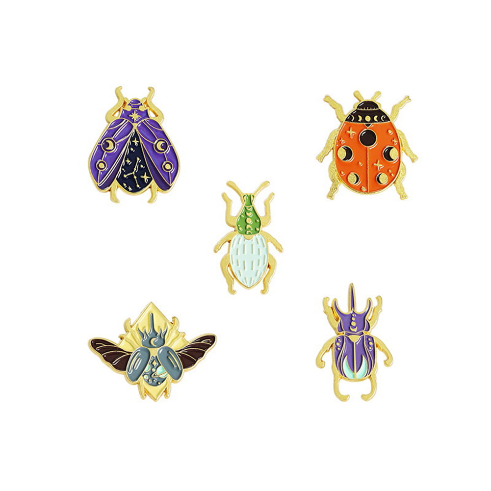 Exquisite Insect Cartoon Cat Brooch Rainbow Butterfly Badges Friend Pins Women