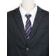 thumbnail image 4 of Corbata de rayas preatadas para hombres INSPIRE CHIC para el Día del Padre, cuello ajustable elástico, corbatas fáciles para uniforme universitario, azul oscuro, talla única, 4 of 4