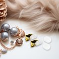 thumbnail image 3 of 40Pcs Ear Clips Mat Oval Shape for Earring Users with Anti-slip and Comfortable Pads, 3 of 9