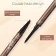 thumbnail image 2 of Lápiz Para Cejas | 2 en 1 de Mágico 4 Puntas, in Magic 4-Tip Eyebrow Pencil, 3D Waterproof and Sweat-proof Microblading Pencil Contouring Pen (Negro) Negro, 2 of 7