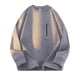 thumbnail image 2 of pstuiky Camisas casuales de manga larga para hombre, Blusas/camisas casuales de moda para hombre, de color liso, de manga larga, cuello redondo, bolsillo y cremallera s, 2 of 4