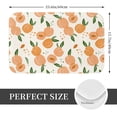 thumbnail image 2 of Balery Peaches Felpudo de franela, resistente a las manchas y a la decoloración, para uso interior y exterior, fácil de limpiar, 40 x 60 cm, 2 of 7