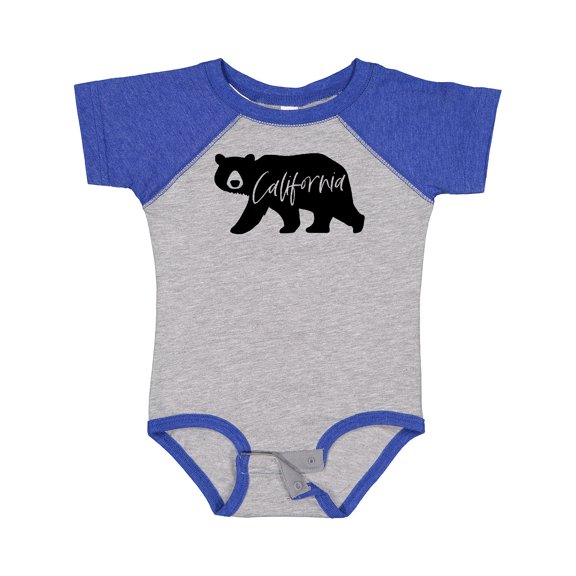 Inktastic California Black Bear Silhouette Boys or Girls Baby Bodysuit