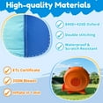 thumbnail image 2 of TULILLO 145''x 75'' x 73'' Inflatable Bounce Houses for Kids 3-8 with Blower Ball Pit and Large Pool Outdoor/Indoor Bouncy House, PVC, Child, Teen, Toddler，Blue, 2 of 9
