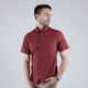 thumbnail image 4 of Camisa Manga Corta Rojo Vino De Algodón Corte Regular Para Caballero, 4 of 5