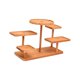 thumbnail image 5 of Soporte de exhibición pequeño en maceta, bandeja decorativa resistente de escritorio con niveles para figuras de muñecas. Madera, 5 of 9