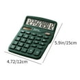 thumbnail image 3 of Holloyiver Desktop Calculator, 5-Inch Large LCD Display 12 Digit Number Big Button Tax Financial Accounting Calculator, Battery and Solar Powered, for Desk Office Home Business Use, 3 of 8
