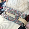 thumbnail image 3 of Ethnic Mandala Art Heart Surgery Recovery Pillow - Soft Seatbelt Cushion for Post Mastectomy - Car Seat Belt Pad with Folk Style Pattern, 3 of 7