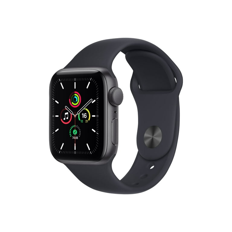 Apple Watch SE (1st Gen) GPS, 40mm Space Gray Aluminum Case with Midnight  Sport Band - Regular 