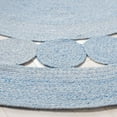 thumbnail image 3 of SAFAVIEH Cape Cod Salim Geometric Polyester Area Rug, Blue, 7' x 7' Round, 3 of 7