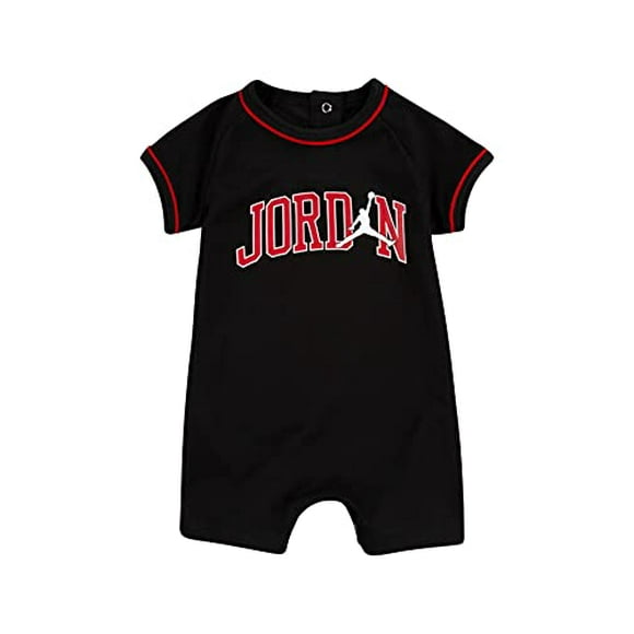 Baby Boy Mesh Jumpman Romper Black 557551-023 Red,