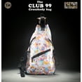 thumbnail image 4 of Crossbody Bag - Club 99 - (Turquoise/Orange/Cream) - Unisex - All Ages - The Merch by SIMA Visual Arts, 4 of 8