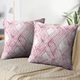 thumbnail image 3 of LALILO Throw Pillow Covers Geometric Pink Zigzag White Backdrop Cushion Cover 18" x 18", 1220 Pack, 3 of 6