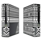 MightySkins Skin Compatible With Microsoft Xbox 360E (3rd Gen) cover wrap skins sticker Black Aztec
