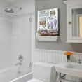 thumbnail image 4 of Farmhouse Bathroom Wall Art Decor Rustic Purple Lavender and Butterfly Bathroom Pictures Canvas Print Framed Artwork Country Bathroom Decor Wall Art Soak Relax Unwind Wall Art for Bathroom 12"x16", 4 of 6