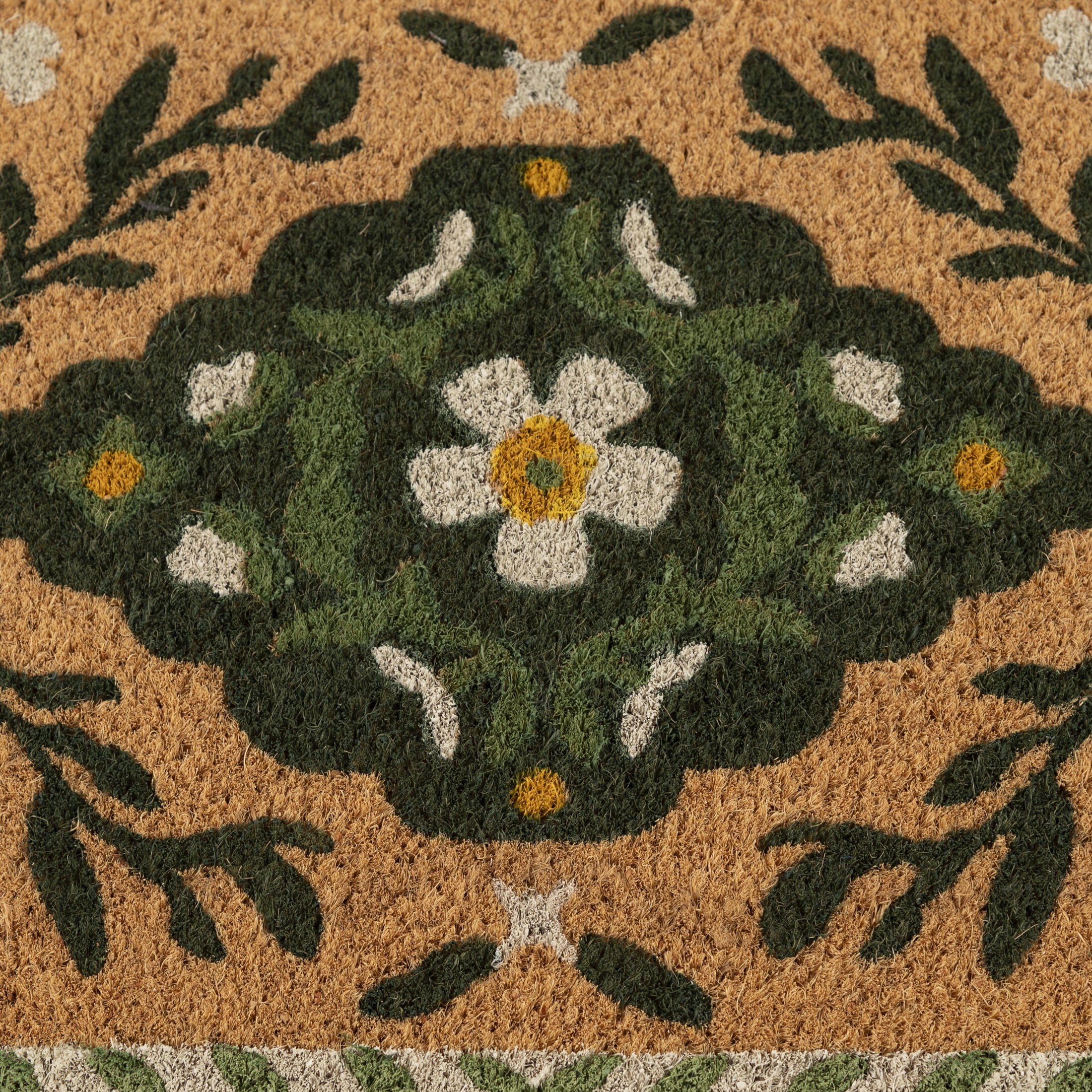 Home Décor Collection Green Persian Outdoor Doormat, 18"x30"