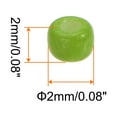 thumbnail image 2 of REGALWOVEN Glass Beads Hole Loose Beads for Bracelet Earring Jewelry Making, Hair Braiding Olive, 2 of 6
