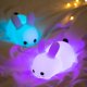 thumbnail image 2 of 1pc Silicone Cute Bunny Lamp, Rechargeable Night Light For Kids, Cute Bunny Night Light, Gifts For Kids, Kawaii Room Decor For Nursery, Baby Room, Bedroom, 2 of 4