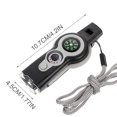thumbnail image 2 of Outdoor 7-In-1 Survival Whistles Compass Thermometer Emergency Whistles, 2 of 8
