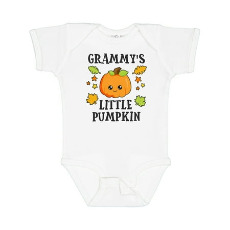 

Inktastic Grammys Little Pumpkin with Leaves and Stars Gift Baby Boy or Baby Girl Bodysuit