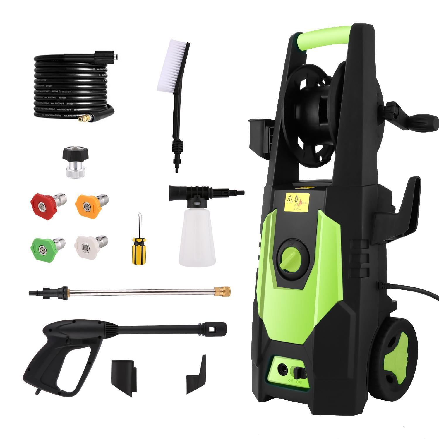 MRLIANCE 2.05GPM 3350PSI Electric High Pressure Washer with Hose Reel