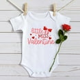 thumbnail image 5 of MUXiin Infant Boys Girls Short Sleeve Valentine's Day Letter Print Romper Bodysuit Newborn for Children Clothes Preppy Clothes, 5 of 5
