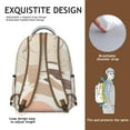 thumbnail image 5 of Boho Fashion Backpack for Women - Stylish Tribal Print, 17" Laptop Sleeve | Durable Oxford Fabric, Perfect for College & Daily Commute, 5 of 6