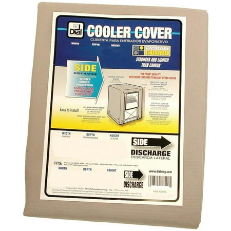 Dial 8742 Evaporative Cooler Cover, 34 in W, 28 in D, 40 in H, Polyester