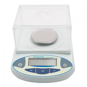 Laboratory Precision Scale 300g / 0.001g Portable Electronic Scale Digital Analytical Balance Precision Laboratory Scale White ()