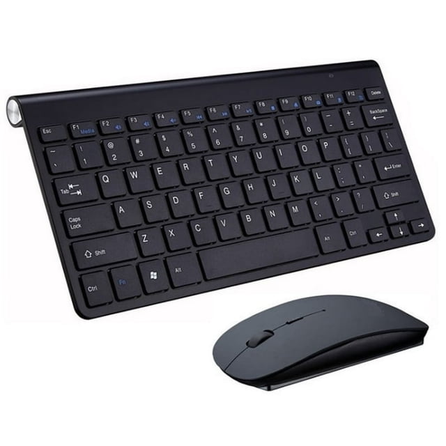 MesaSe 2.4G Wireless Keyboard and Mouse Portable Mouse Set For Notebook Laptop Computer(Black)