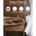 thumbnail image 2 of BESTEK Universal Travel Adapter 220V to 110V Voltage Converter, 250W International Power Adapter with 4 USB Ports & 3 AC Outlets, Worldwide Plug Adapter for Laptop, Camera & Phone, 2 of 9