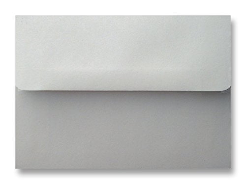 Envelopes for 4-1/8 X 5-1/2 Response Enclosure Invitations from The Envelope Gallery Gray Pastel 50 Boxed A2 4-3/8 x 5-3/4