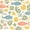 Color 3, variant on Peel and Stick Wallpaper Colorful Fish Retro Style Pastel Tones Wall Mural 17.7in x 9.8ft Self Adhesive Removable Wall Paper Renter Friendly Wallpaper for Bedroom