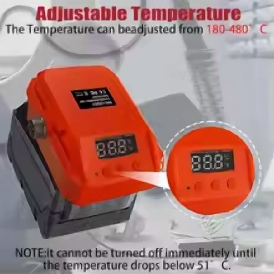 60W Wireless Electric Soldering Iron Station for Makita/Dewalt/Milwaukee/Einhell/Craftsman 18V 20V Lithium Battery Welding Repair Tool with Stand