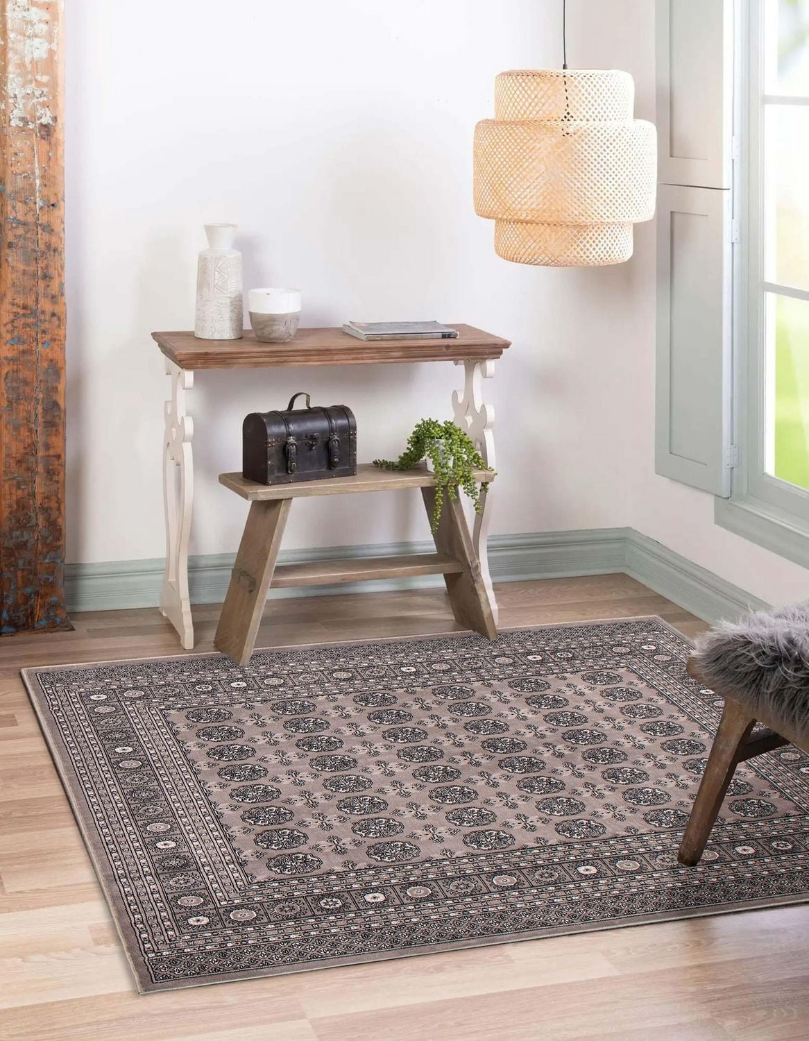 Tapis Tekke Oriental pour Salon, Salle à Manger, Chambre