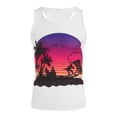 thumbnail image 4 of NOLDARES Beach Tank Tops for Men Summer Graphic Palm Tree Sleeveless Shirts for Men Vacation Gym Running Workout Tank Top(Z1-White,L), 4 of 8