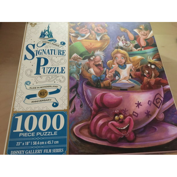 Disney Parks Signature Puzzle 65th Alice Mad Tea Party