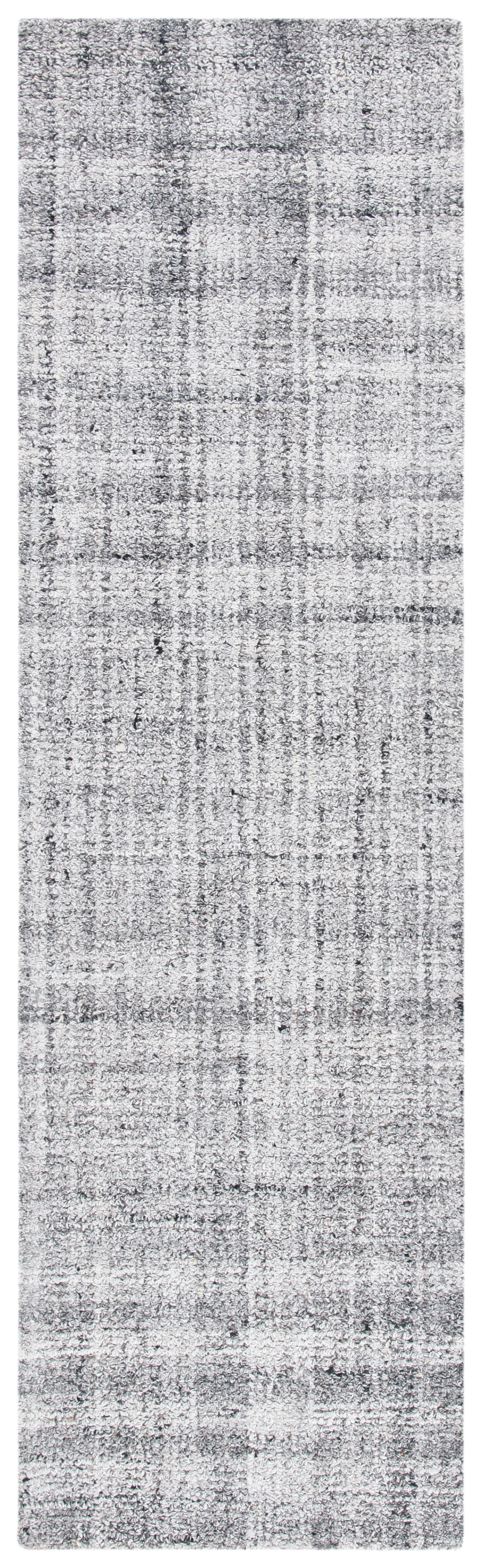 SAFAVIEH Abstract Claes Striped Overdyed Runner Rug, Gray/Black, 2'3" x 8'