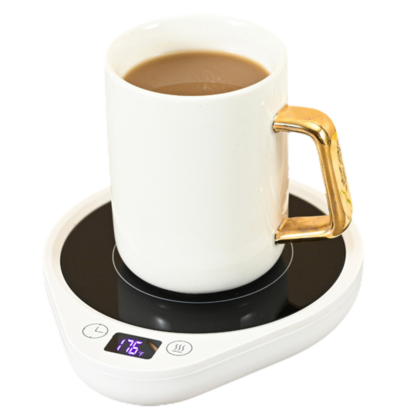 Coffee Mug Cup Warmer Coaster for Coffee Tea Cocoa Milk Food Fruits Candle,  Aluminum Metal Panel, Safe Reliable, Green (4 x 5)
