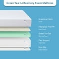 Full Mattress, 10 inch Gel Memory Foam Mattress for Cool Sleep
