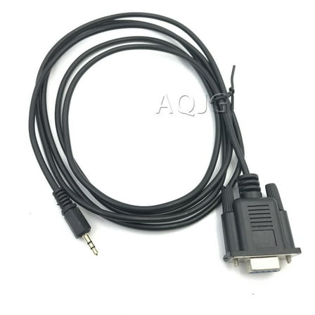 FOR 9 Pin RS232 DB9 Female TO 3.5MM 2.5mm 3P Male Serial Cord 180CM Cable Adapter