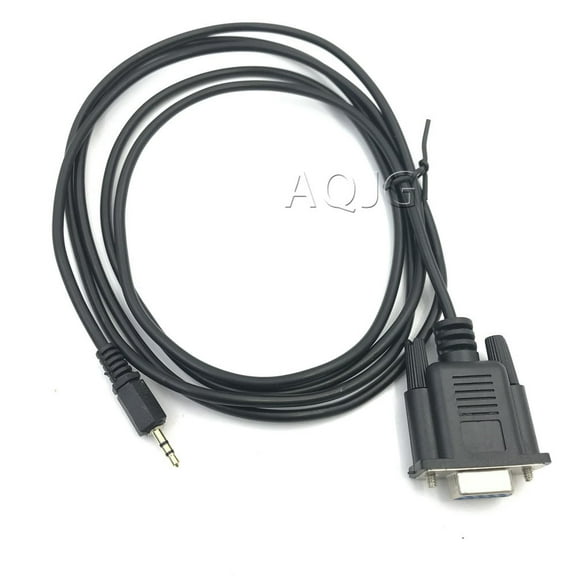 FOR 9 Pin RS232 DB9 Female TO 3.5MM 2.5mm 3P Male Serial Cord 180CM Cable Adapter