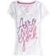 thumbnail image 1 of Playera gráfica con cuello en V Aeropostale Aero New York blanca extragrande, 1 of 1