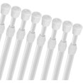 thumbnail image 1 of FFIY 2 Pack Tension Rods 28-43 inches, Adjustable Spring Tension Rod for Kitchen, Bathroom, Window,Wardrobe, Utensils Closet and Cabinet - Black, 1 of 7