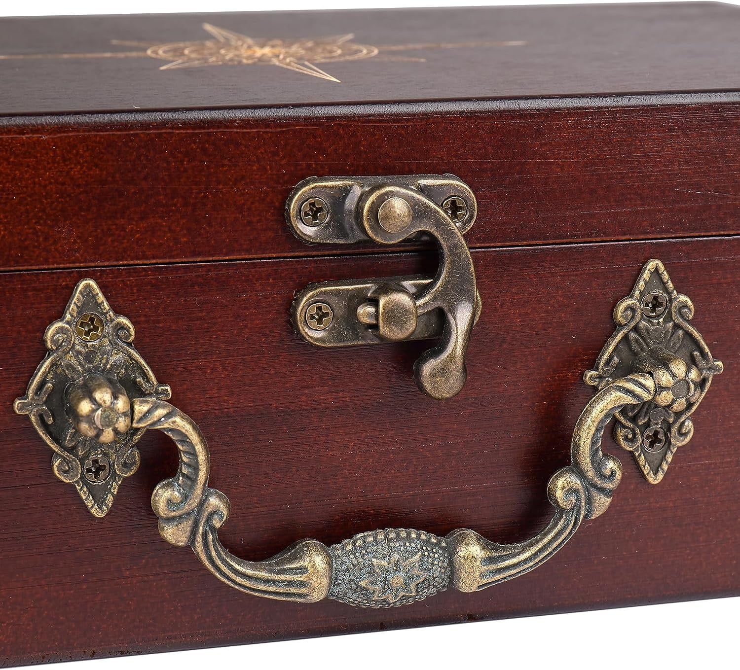 Sterling Games 12 Number Shut the Box Wooden Box Travel Case Nautical Theme Family Dice Game