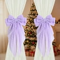 thumbnail image 4 of Elegant Velvet Bow Curtain Buckle for Holiday & Event Decorations, Quick & Easy Curtain Tieback Accent, Perfect for Weddings, Celebrations, & Festive Home Decor, 4 of 5