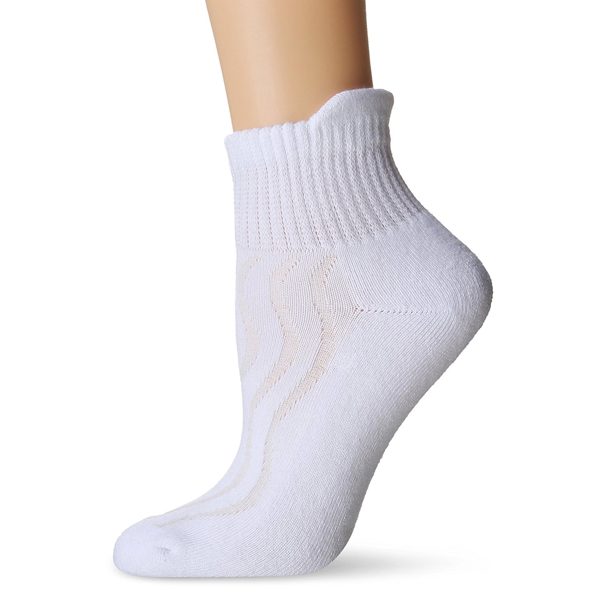 Md Diabetic Seamless Toe White Ankle Socks, Medium, Unisex - 1 Pr