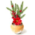 thumbnail image 1 of Coofit Artificial Plant Pick DIY: Faux Greenery Branch Desktop Decoration for Christmas, 1 of 3